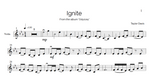Ignite – VIOLIN Sheet Music with Play-Along Backtrack
