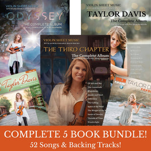 Complete Taylor Davis Sheet Music Collection (5 Book Bundle)!