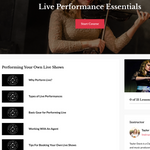Live Performance Essentials - Online Course