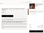 The Third Chapter: Your Name in My Album (Limited Number Available)!