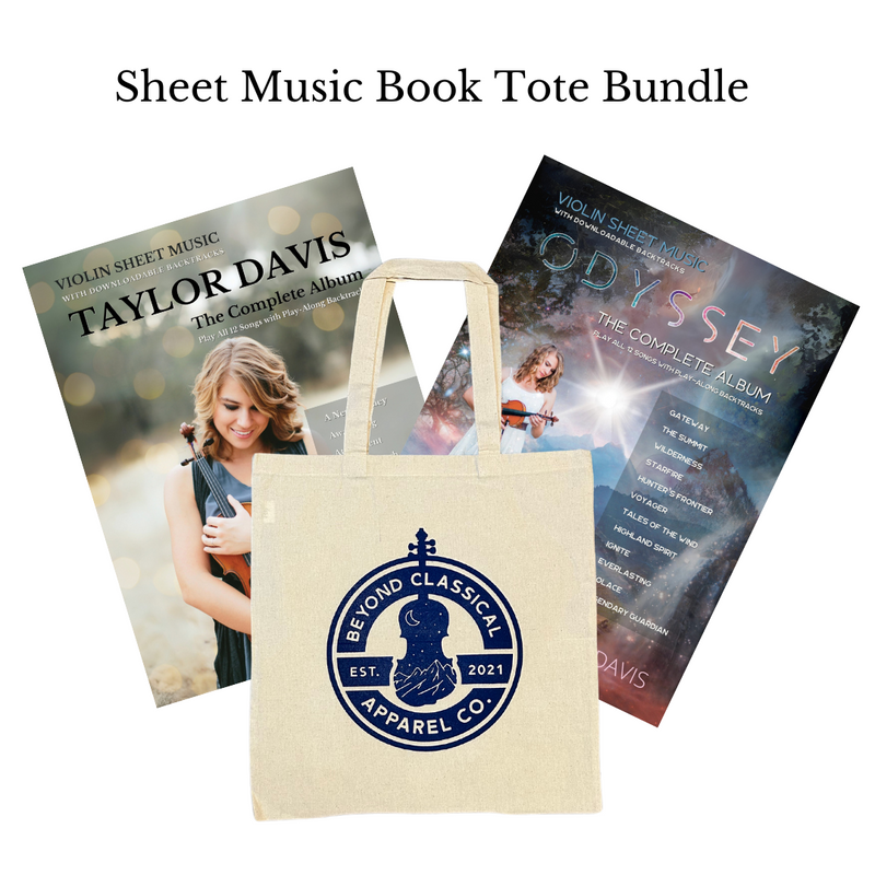 PREORDER: Sheet Music Book & Tote Bundle- Original Albums