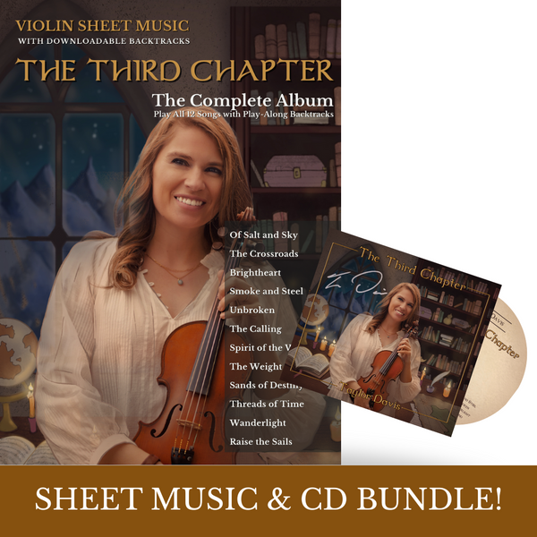 BUNDLE: The Third Chapter- Physical Sheet Music Book & SIGNED CD