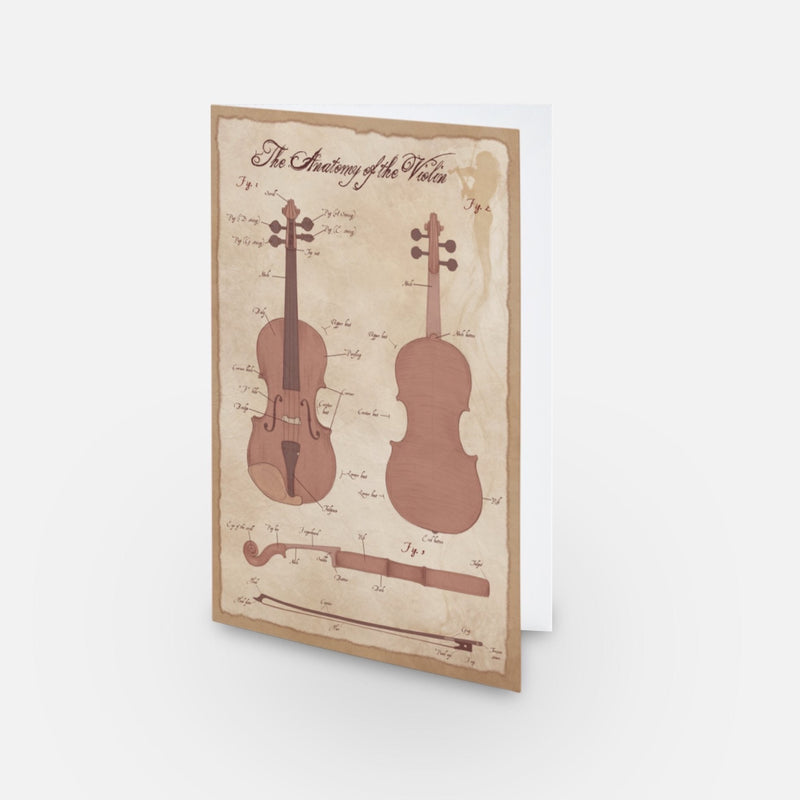 Violin Greeting Card