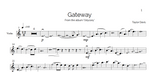 Gateway – VIOLIN Sheet Music with Play-Along Backtrack