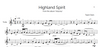 Highland Spirit – VIOLIN Sheet Music with Play-Along Backtrack
