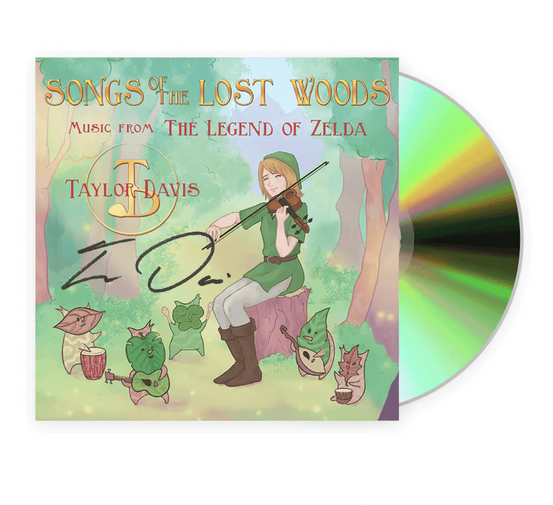 (SIGNED) Taylor Davis - Songs of the Lost Woods: Music from "The Legend of Zelda" CD