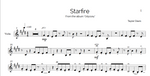 Starfire – VIOLIN Sheet Music with Play-Along Backtrack